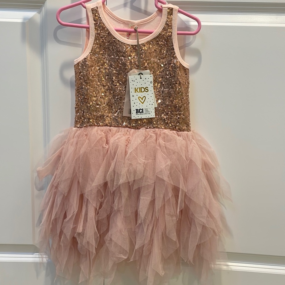 Little girls sequin/tulle dress